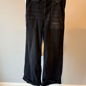 Stylish Black Wide Leg Jeans for Women